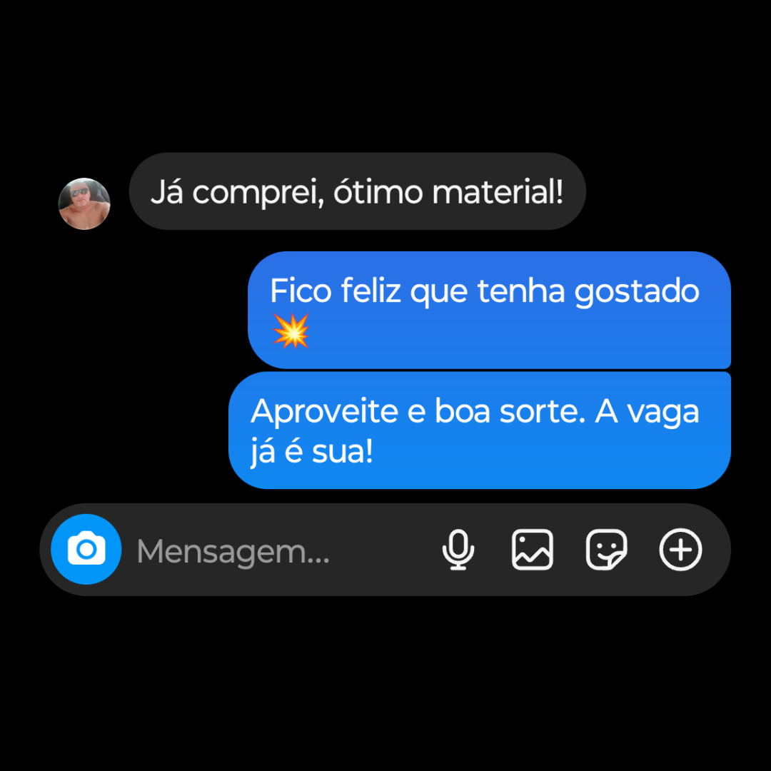 Aluna comenta que já comprou e elogia o material