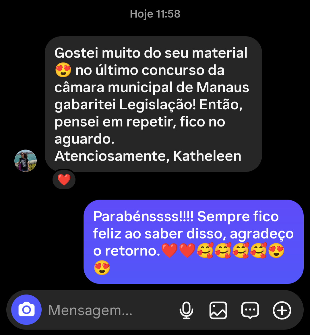 Aluna conta sua experiência no concurso da Câmara de Manaus